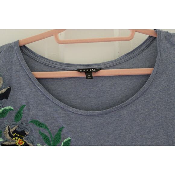 Women's Size Medium Hannah Lightweight Flowers Blue - Picture 4 of 6